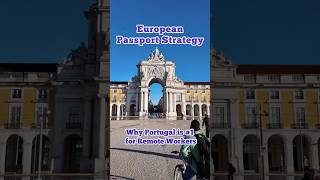 Portugal Remote Work Visa 2026: Fast Track to European Passport 🇵🇹🇪🇺 #shorts #portugalvisa #workvisa