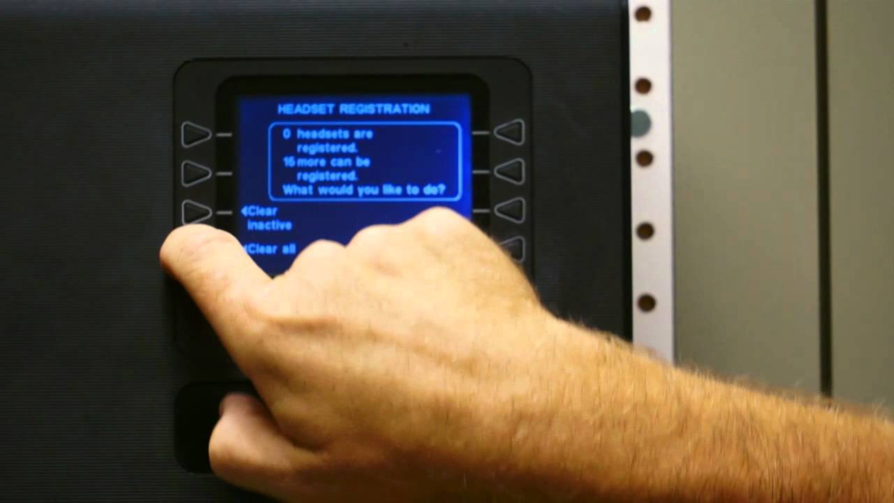 HME ION IQ - How to Clear-All Registration from the Base Station