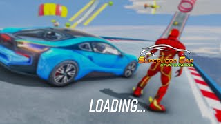 Superhero Car Stunt Game –Impossible Ramp Challenge! screenshot 3