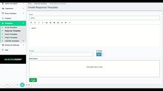 How To Create New Response Templates | StartingPoint
