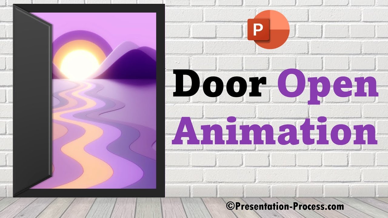 PowerPoint: Easy Crazy Door Opening Animation Effect with Pow...