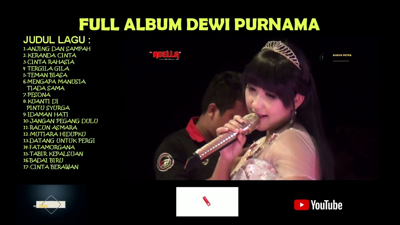 #viral..  FULL ALBUM #terbaik  DEWI PURNAMA ADELLA  MANTAB SUARANYA  BIKIN TERGILA GILA.
