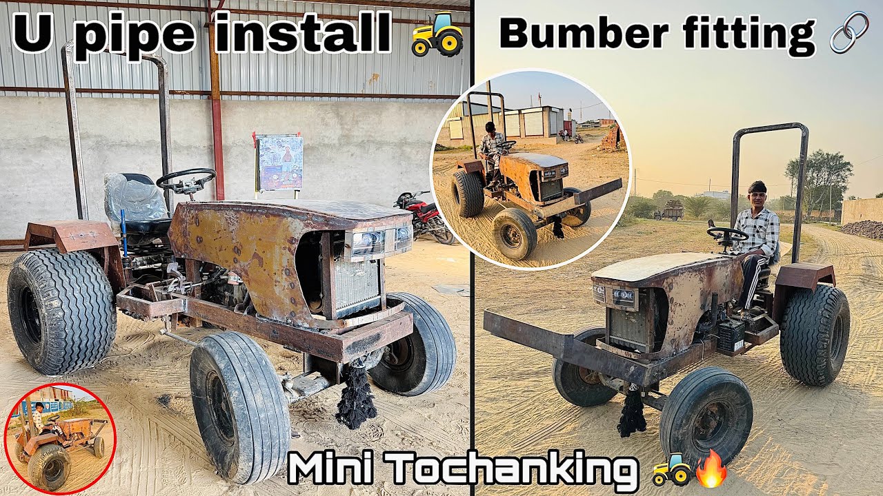 Finally Mini Tochanking 🚜 M U Pipe Installed Ho Gya And Monster Bumber Fitting 🔗🚀