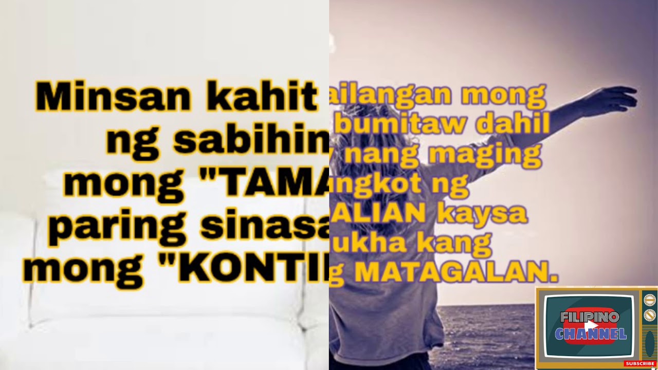 BEST TAGALOG HUGOT LINES AND LOVE SONG