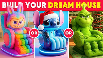 Zou je liever...? Bouw je VIP-fantasiehuis 🌈🦄💖🏡 Dagelijkse quiz