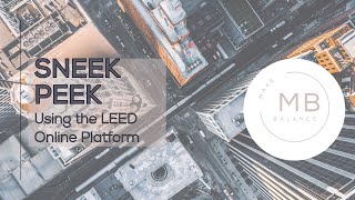 LEED Online Platform