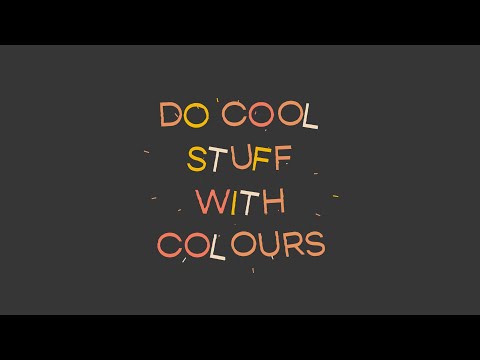 A basic run through of color in Cavalry