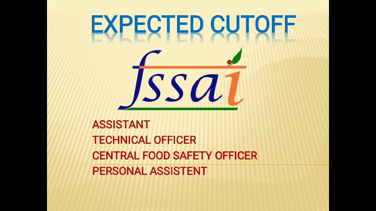 Fssai cutoff