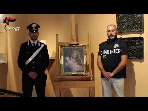 I Carabinieri TPC di Venezia recuperano Sacra Famiglia di Giandomenico Tiepolo