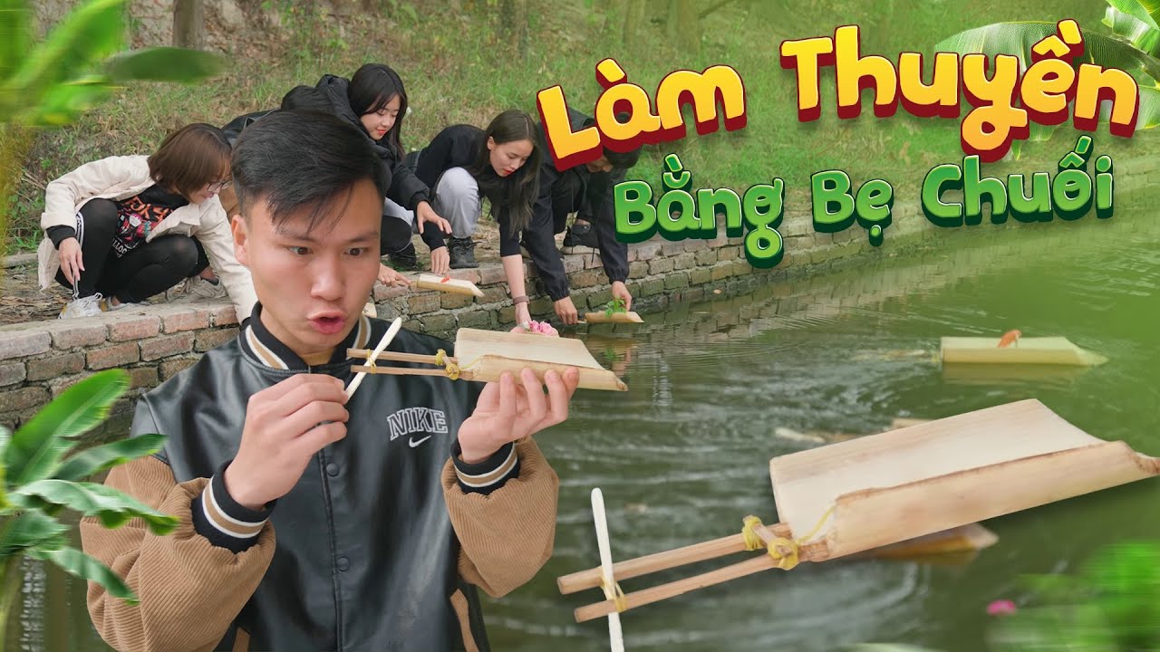 LÀM THUYỀN BẰNG BẸ CHUỐI | Hai Anh Em Phần 162 | Phim Học Đường Hài Hước Hay Nhất Gãy TV