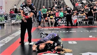 Armbar From Mounted Triangle | BJJ Girl Aeri Osha | NAGA 11yr Old Expert Division