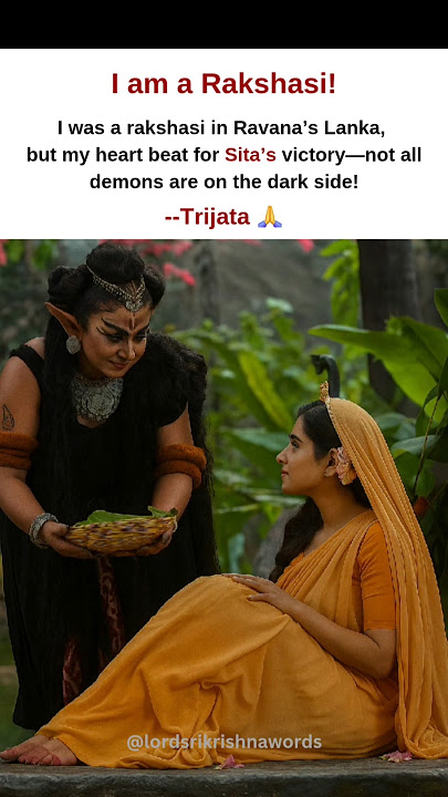 Not All Demons Are Evil | Trijata's Loyalty to Sita ЁЯЩП #Ramayana #Shorts