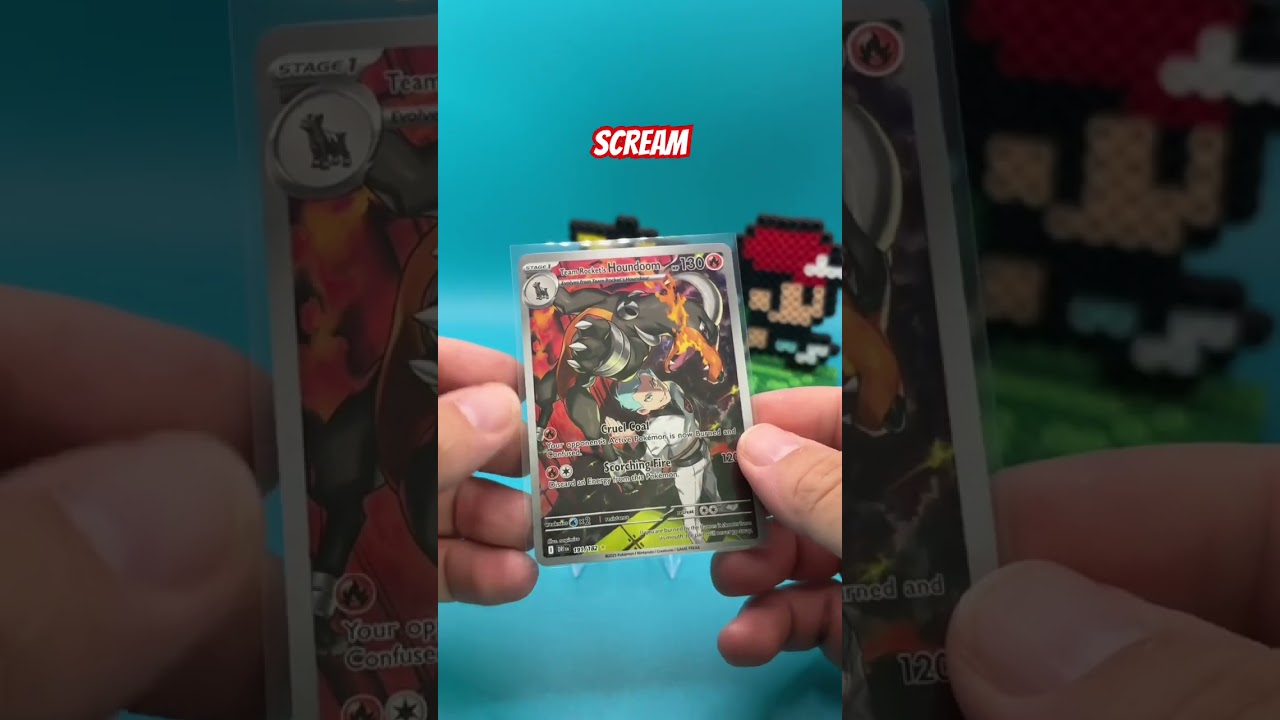 Team Rocket’s Houndoom Full Art — Destined Rivals Pull!