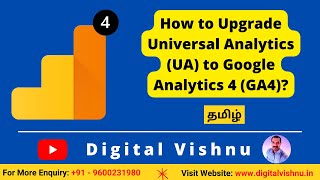 How to Upgrade Universal Analytics UA to Google Analytics 4 GA4 Tutorial in Tamil