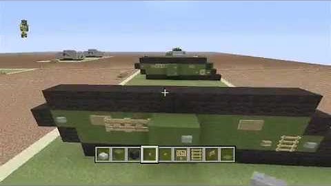 Minecraft WW1 British Mark V Tutorial