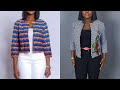 How to cut and sew ankara jacket