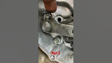 Shift shaft retainer an spring came loose part2