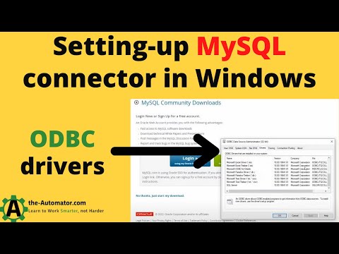 Adding the ODBC connection string for mySQL
