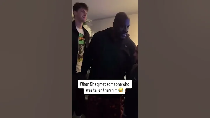 Olivier Rioux makes Shaq look small 😮 (via @ShaqDieselONeal/TT)