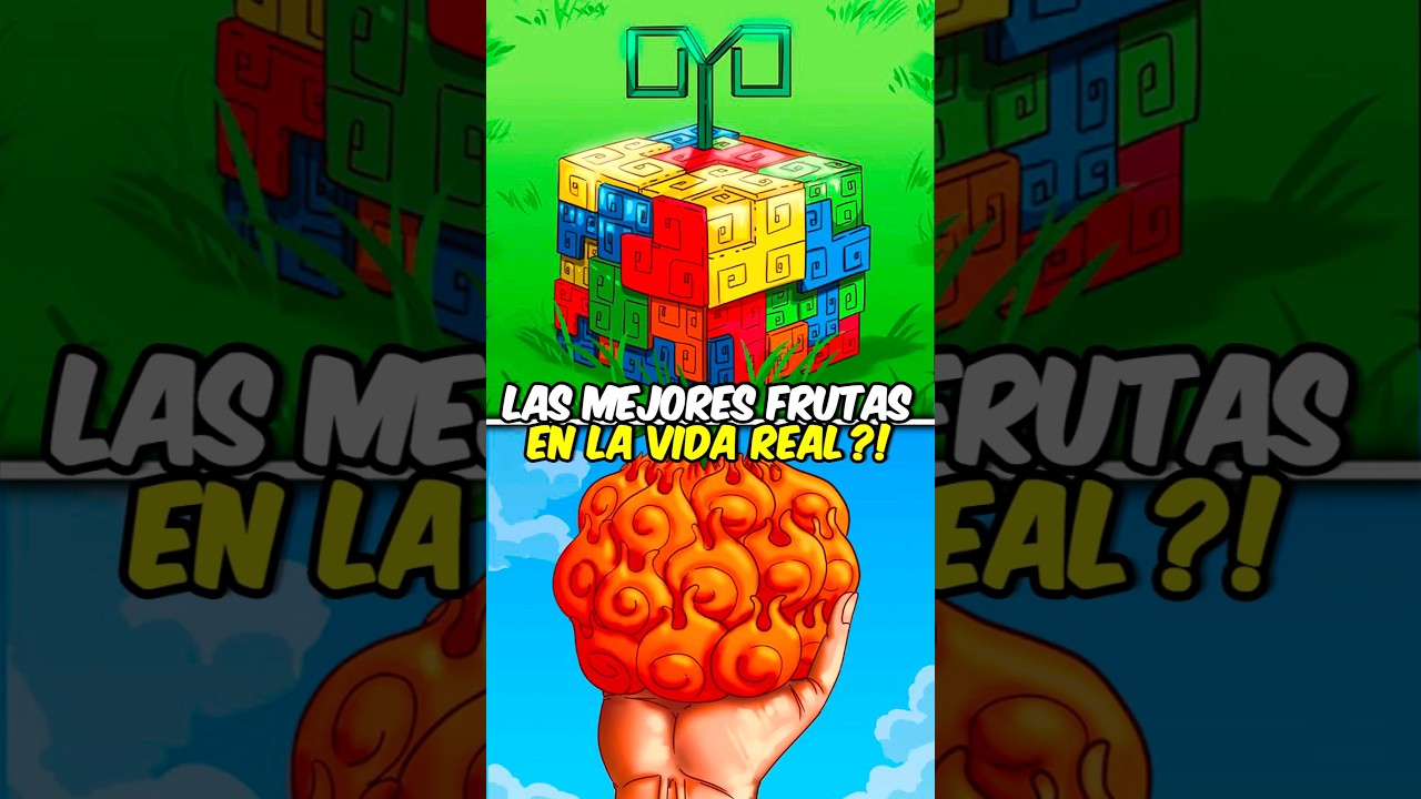 Las mejores frutas del diablo para tener en la vida real! 🤔😍 #onepiece #anime#onepieceteoria