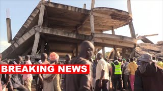 BREAKING NEWS: Many feared dead after a house that was halfway demolished collapsed in Kanduyi!