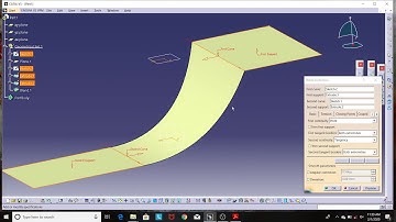 28. Wireframe and Surface Tutorial Catia V5: Creating Blended Surfaces