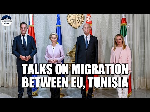 Tunisian president meets European leaders on ties, aid & illegal immigration in Mediterranean Episode cover