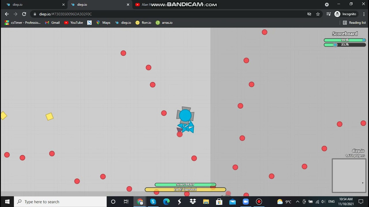 Overlord vs afk octo tank- diep