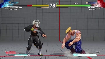STREET FIGHTER SFV SunnySideDown (GUILE) RAGE QUIT