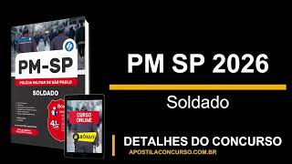 Apostila Concurso Soldado PM SP 2026