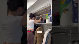 A great example of how easy it is to customize an Elfa closet to anyone's specific needs ☺️