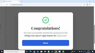 Win a FREE Philips Hue Smart Light Starter Kit! screenshot 5