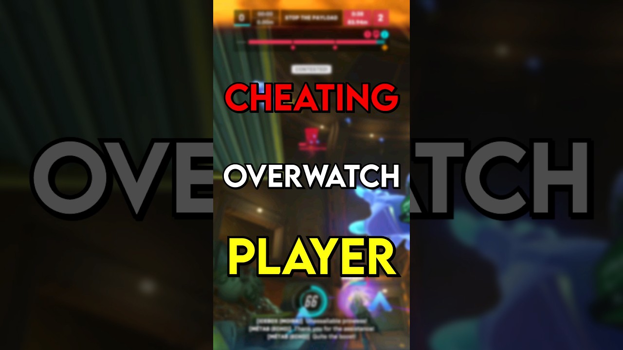 This CHEATING OVERWATCH Player Still LOSES The Game #shorts #overwatch2 #overwatch #ow2 #ow