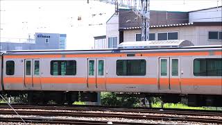 E233系中間車3両が長総工場場内移動