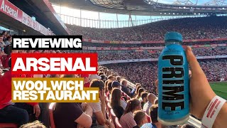 Reviewing Arsenal hospitality inside the Woolwich Restaurant 👀