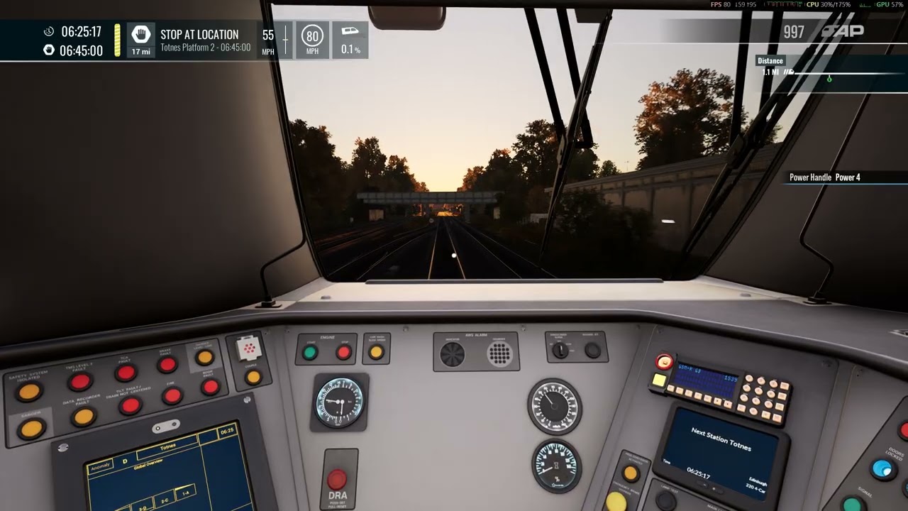 1S39 Plymouth to Edinburgh - Train Sim World 6 - Class 220 Voyager