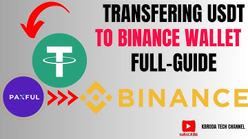 Transferring USDT From Paxful To Binance USDT Wallet