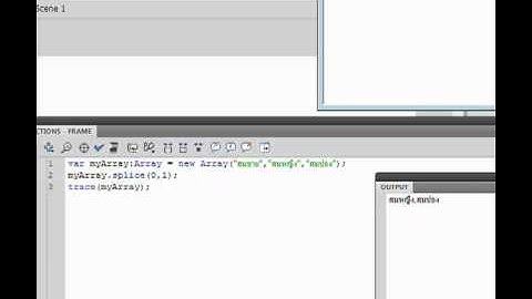 Flash AS3 Tutorial 5 :: การใช้ Array properties