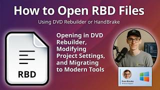 How to Open RBD Files (DVD Rebuilder Project) screenshot 1