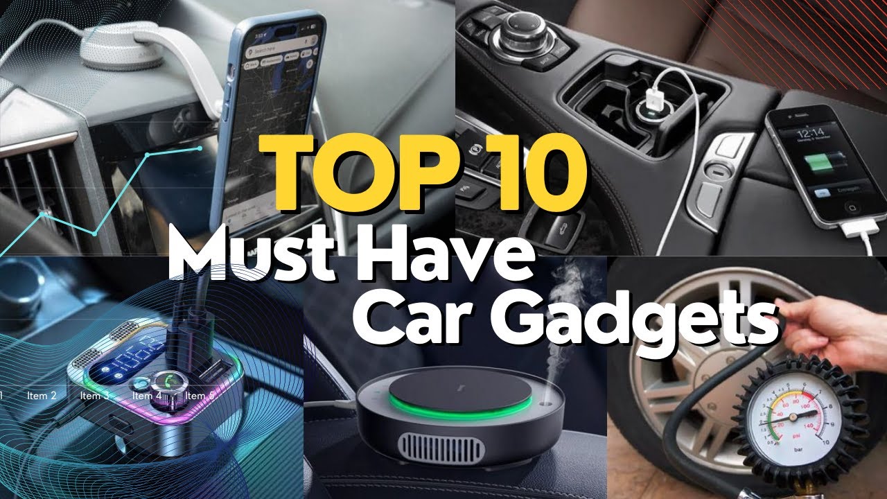 Top 10 MUST HAVE Car Gadgets for Your Next Trip 2024! - YouTube