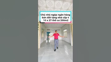 Chủ ngộp ngân hàng bán đất tặng nhà cấp 4 thổ cư 200m2 ! #nhadep #batdongsan #shorts