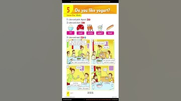 Unit 5 Do You Like Yogurt Sách Học Sinh Tiếng Anh 3 Family And Friends National Edition Student Book