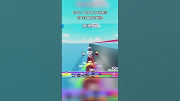day 4 of playing race clicker #viral #roblox #gaming