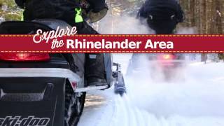 Hit the snowmobile trails in Rhinelander