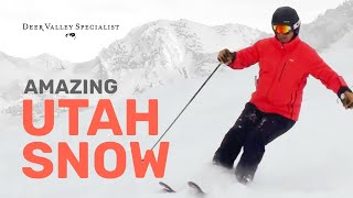 Utah Snow Doesn't Get Much Better Than This! - Deer Valley Ski Video (Park City, UT)