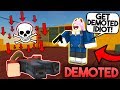 EVERY TIME I DIE IN ARSENAL I GET DEMOTED... (ROBLOX)