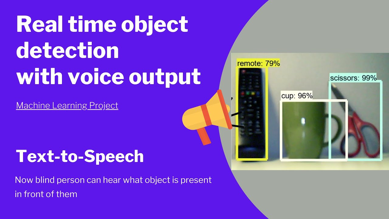 Real time object detection with voice output | Tensorflow object ...