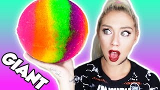 INSANE GIANT BOUNCY BALL DIY | NICOLE SKYES