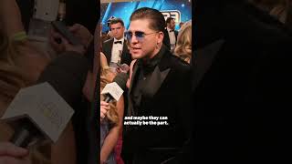 #MackenzieDern and #BrianOrtega are excited UFC is coming to Paramount! 🥊  #GoldenGlobes