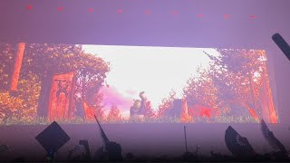 Exciting 'Shrek' visuals entertain the crowd during Excision's 'Thunderdome' Extravaganza